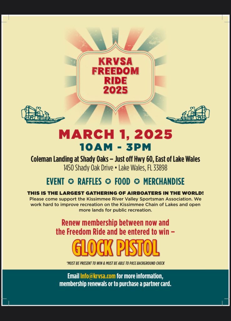 KRVSA Freedom Ride 2025 Poster